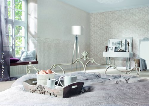 Romantische tapeten in zarten farben und lieblichen designs > wohnen